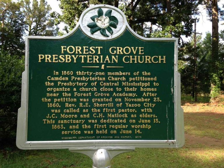 Forest Grove Presbyterian Church Historical Marker